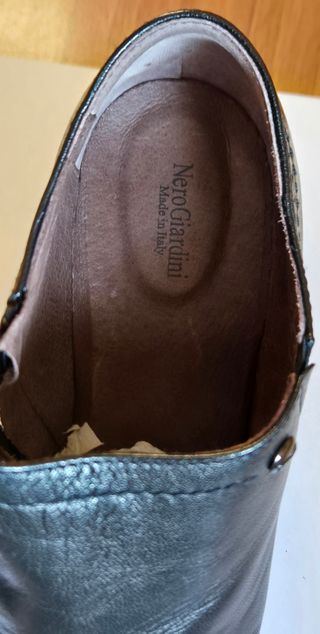 Nero Giardini, stivaletto tacco 7 taglia 40.Nero.