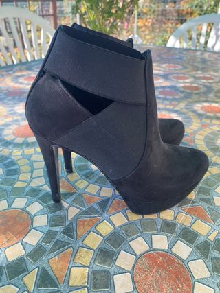 Stivaletti tacco 12 donna neri