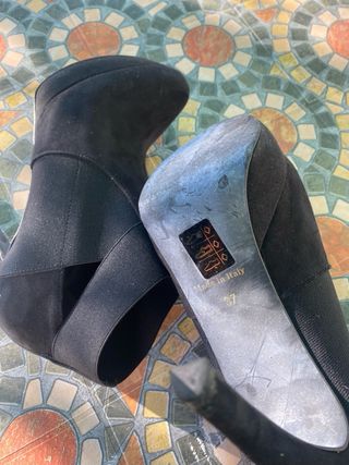 Stivaletti tacco 12 donna neri