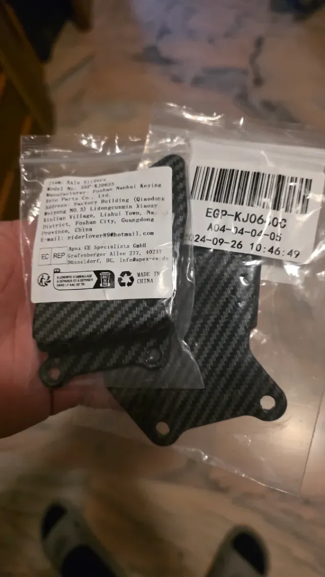 Paratacco carbonio CBR 600