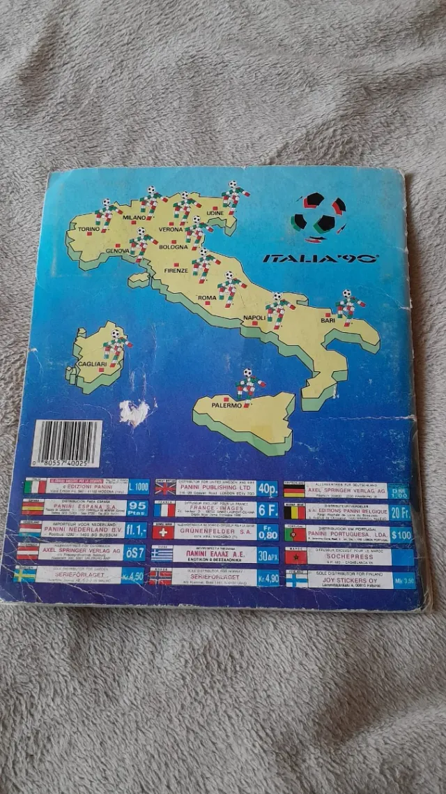 Álbum Panini Italia 90 Original COMPLETO