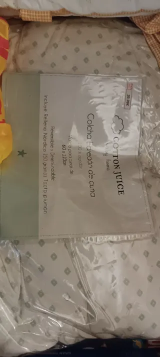 Edredón de cuna Cotton Juice 60x120cm