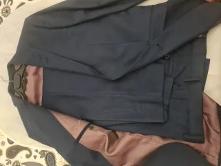 Traje de americana y pantalón azul