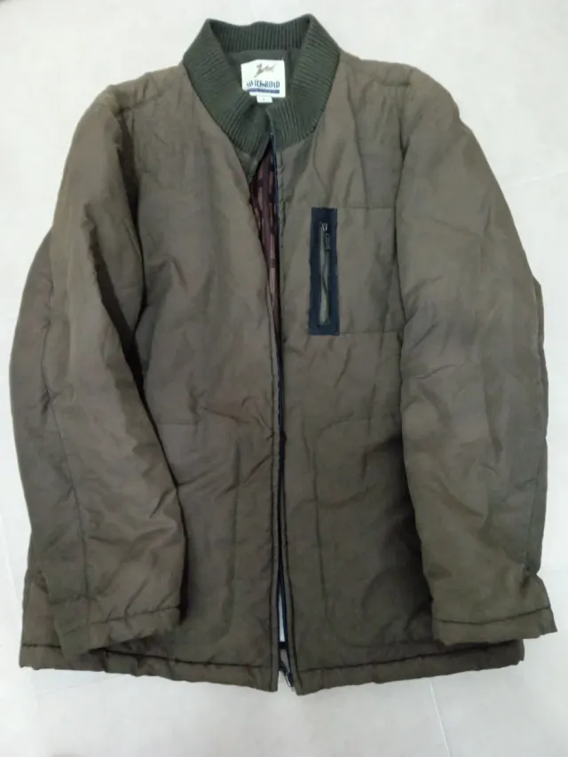 Abrigo hombre talla L color marrón