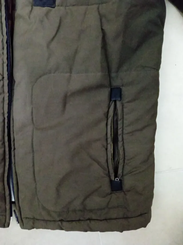 Abrigo hombre talla L color marrón