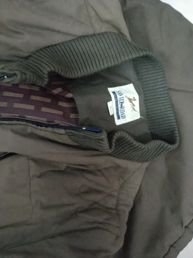 Abrigo hombre talla L color marrón