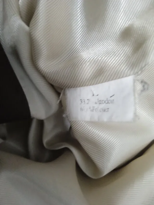 Abrigo hombre talla L color marrón