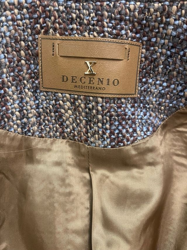 Abrigo Tweed Mujer Talla S