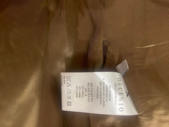 Abrigo Tweed Mujer Talla S