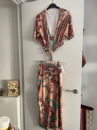 Conjunto premamá estampado