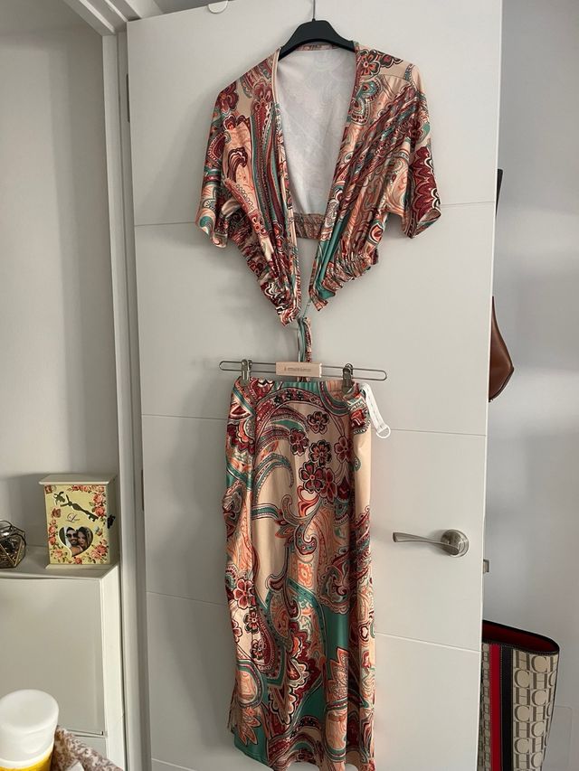 Conjunto premamá estampado