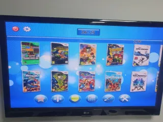 Nintendo Wii Blanca con 2 mandos y más de 50 juego