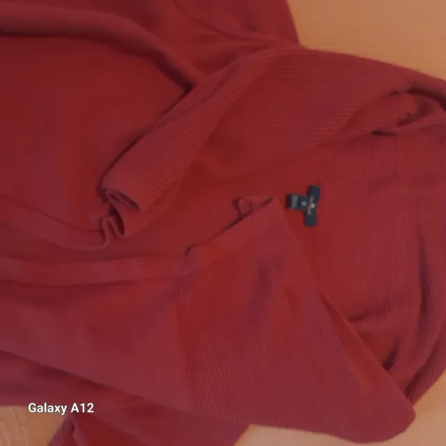 Chaqueta burdeos cruzada