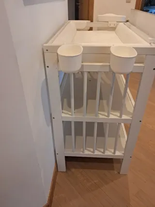 Cambiador+REGALO+colchoneta+ cubiletes+barrera