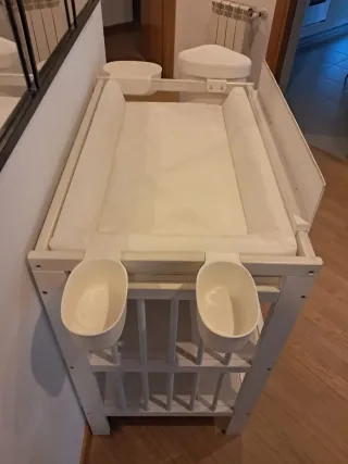 Cambiador+REGALO+colchoneta+ cubiletes+barrera