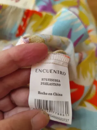 Pantalón ligero Encuentro estampado verano