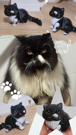 Figuras Articuladas Gato Personalizadas