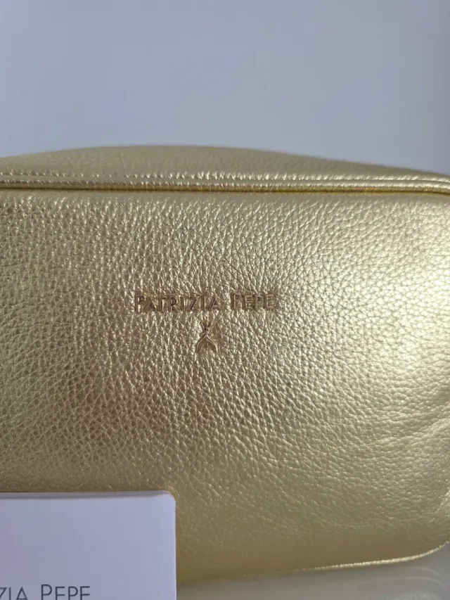 Bolso bandolera dorado Patrizia Pepe