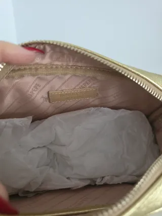 Bolso bandolera dorado Patrizia Pepe