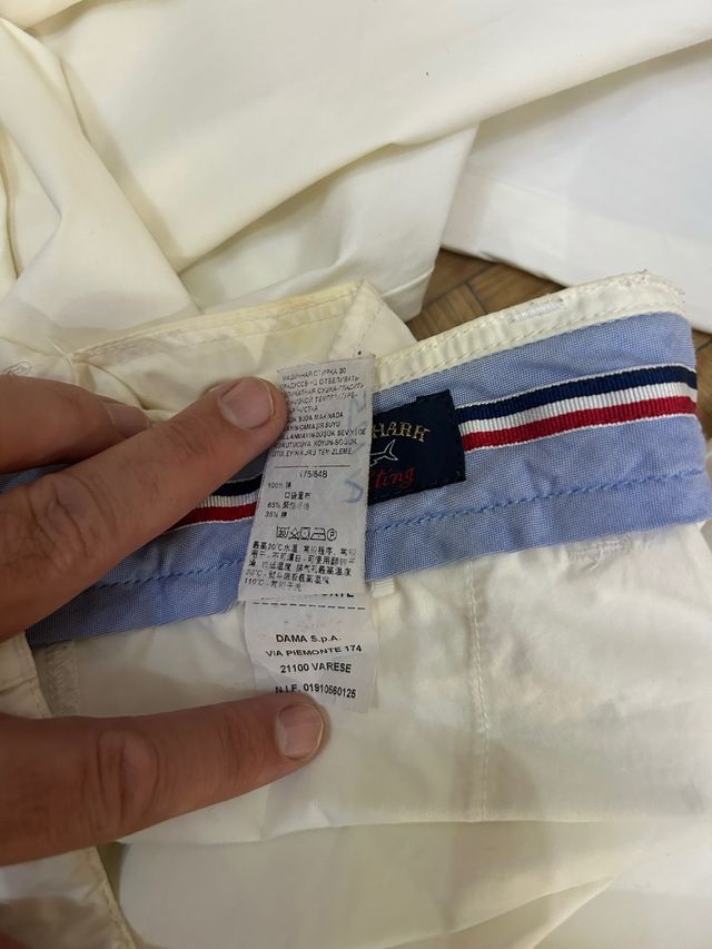 Pantalón Paul & Shark Blanco