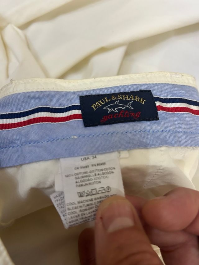 Pantalón Paul & Shark Blanco