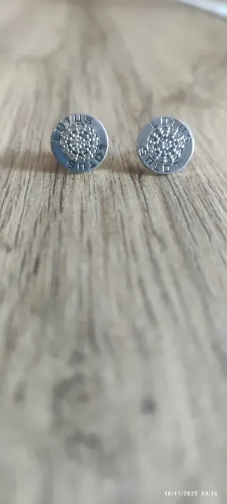 Pendientes Lotus acero