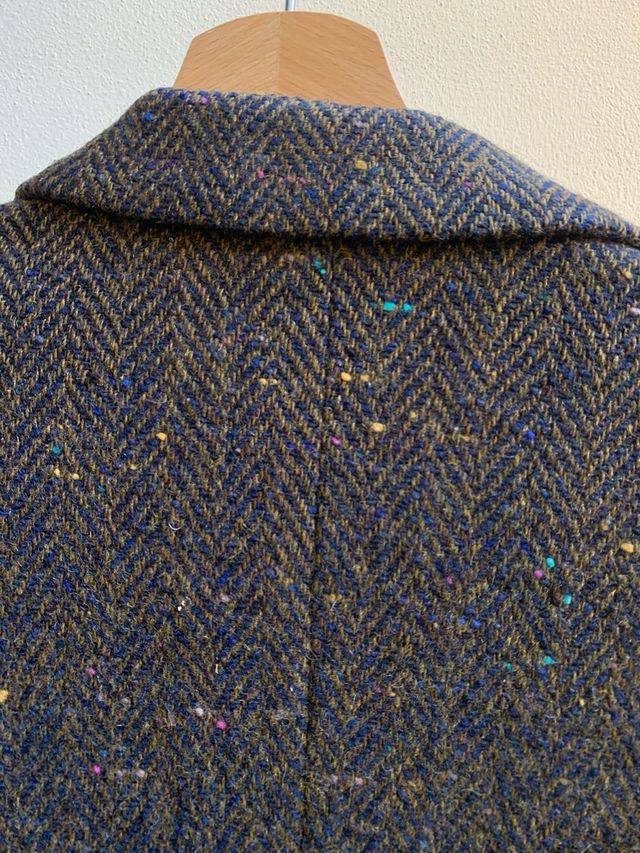 Blazer Uomo Vintage Tweed Spina Pesce