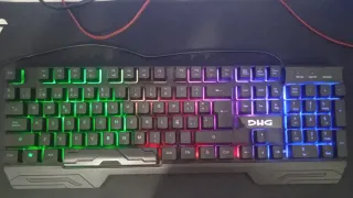 Pack Gaming Teclado + Ratón + Alfombrilla DHG