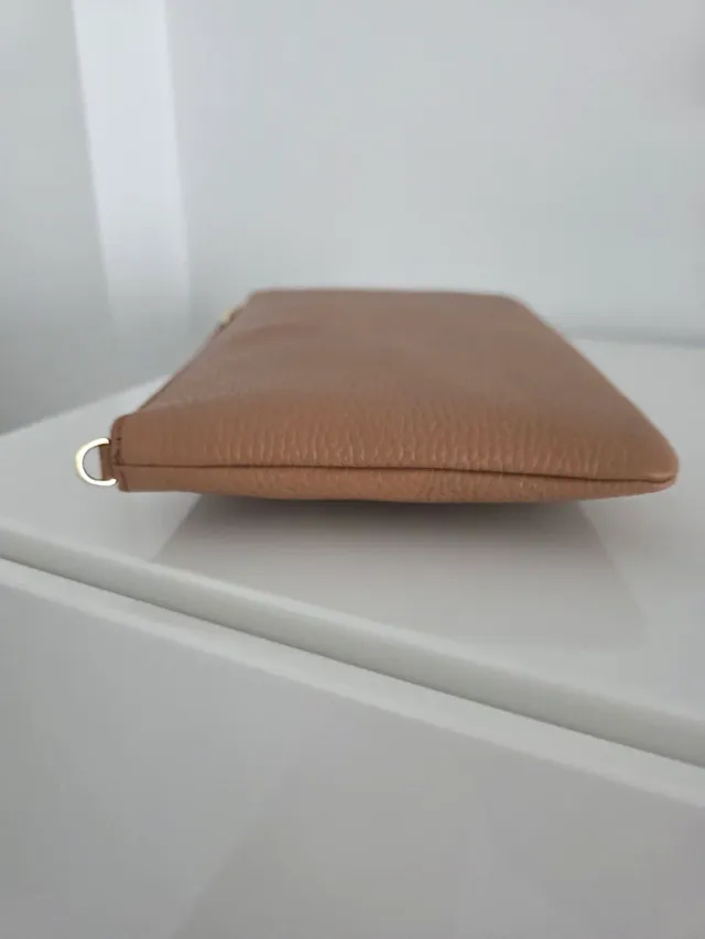 Bandolera Coccinelle Marrón Piel