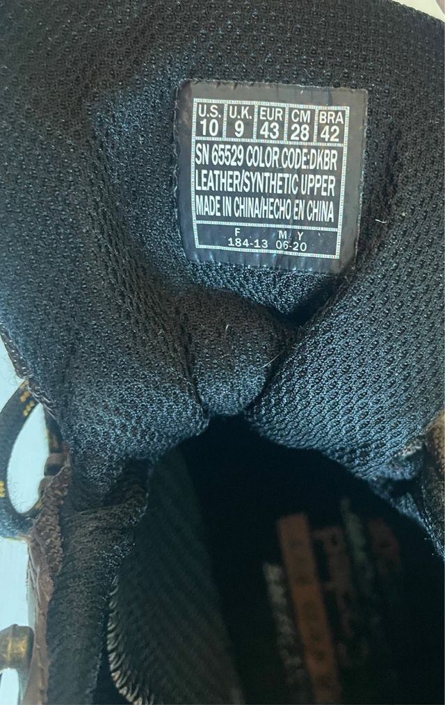 Botas Trekking Skechers Impermeables Marrones