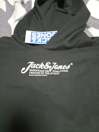 Sudadera Jack & Jones niño negra