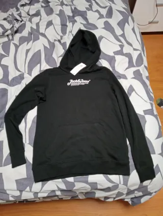 Sudadera Jack & Jones niño negra