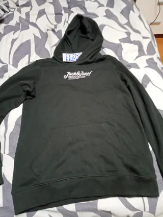 Sudadera Jack & Jones niño negra
