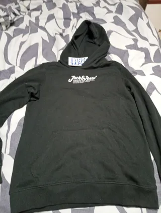 Sudadera Jack & Jones niño negra