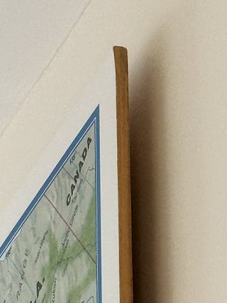 Mapa Mundi gigante montado 195x119 cm