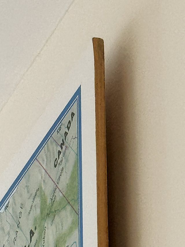 Mapa Mundi gigante montado 195x119 cm