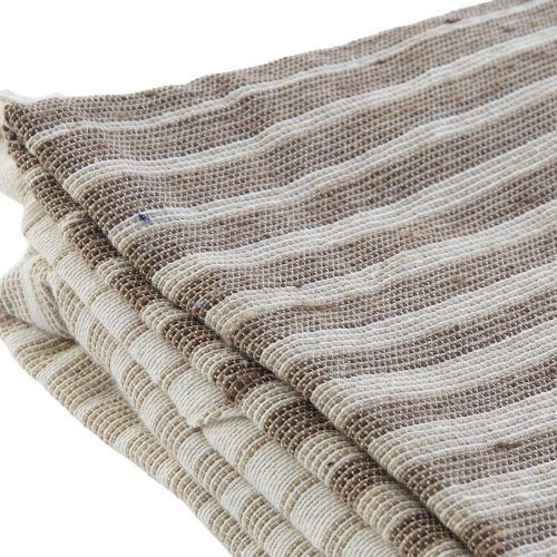 Manta fina bege e marrom