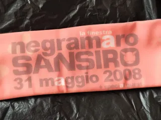 Merchandising grupo musical Negramaro 2008
