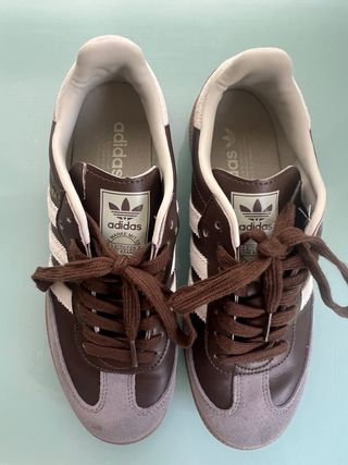 Adidas Samba Marrones y Grises