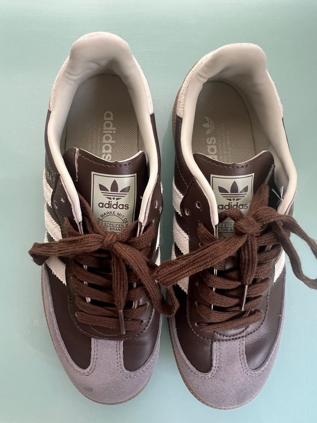 Adidas Samba Marrones y Grises
