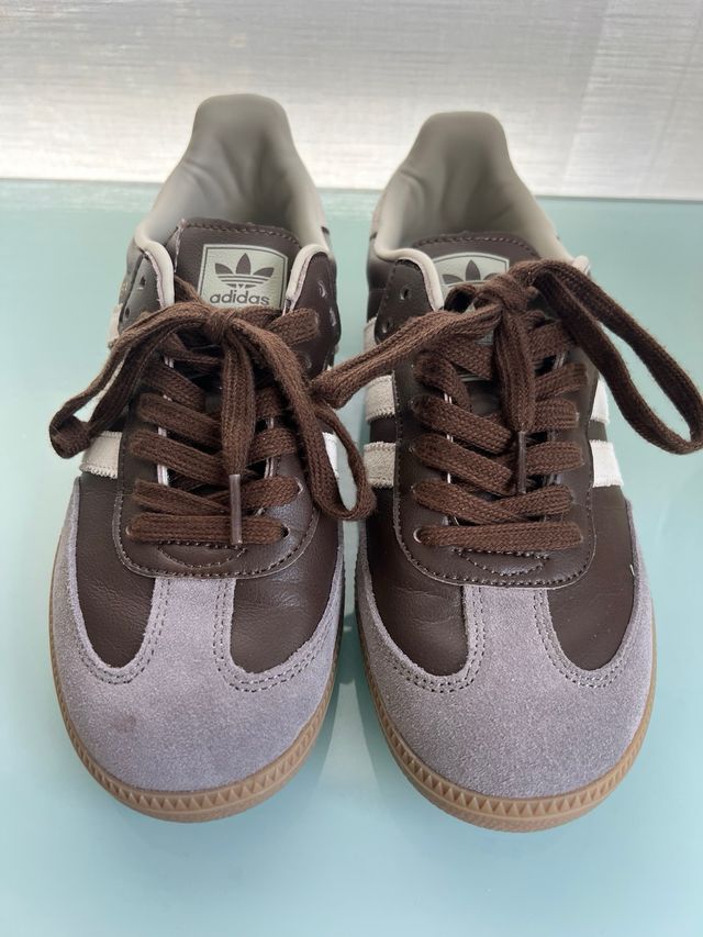 Adidas Samba Marrones y Grises