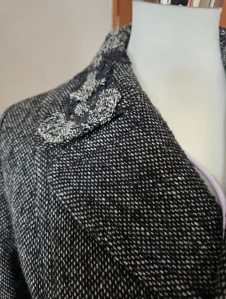 Cappotto donna Exe grigio con cintura