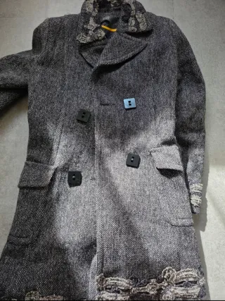 Cappotto donna Exe grigio con cintura