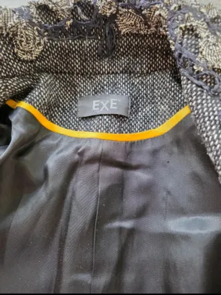 Cappotto donna Exe grigio con cintura