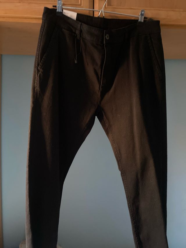 Pantalón Zara Negro Chico Skinny