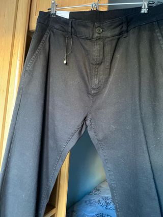 Pantalón Zara Negro Chico Skinny