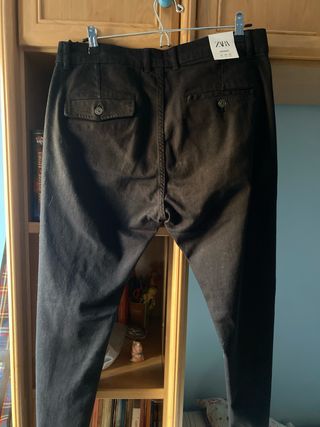 Pantalón Zara Negro Chico Skinny