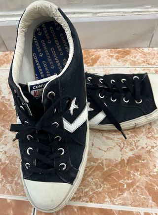 Converse Bambas Negras Talla 41.5 original