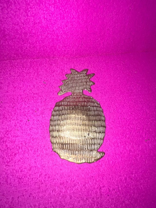 Plato joyero antiguo decoración piña