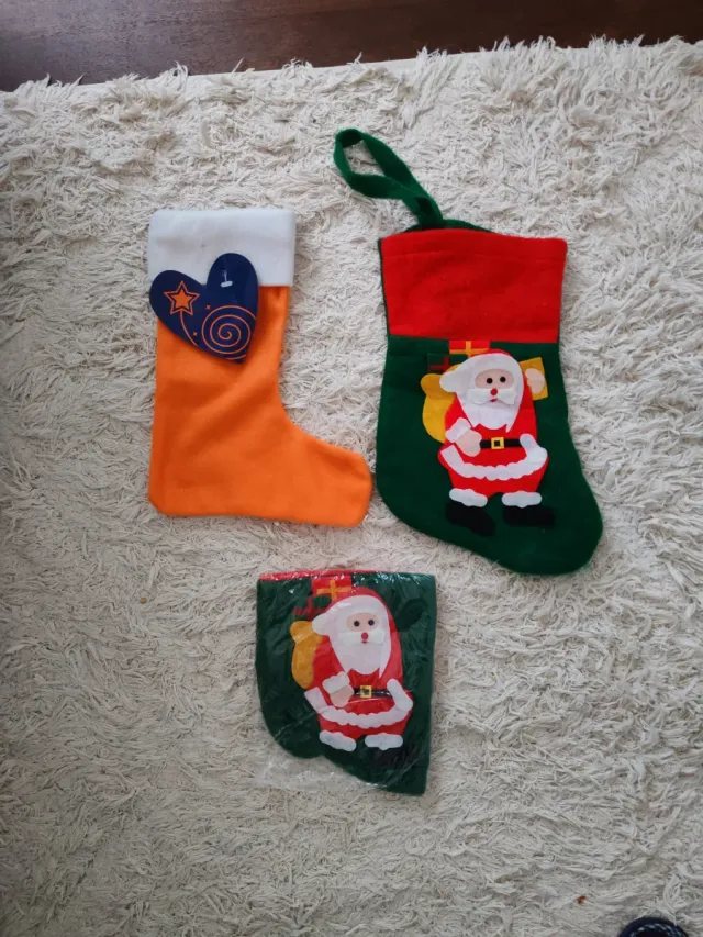 3 calcetines de Navidad